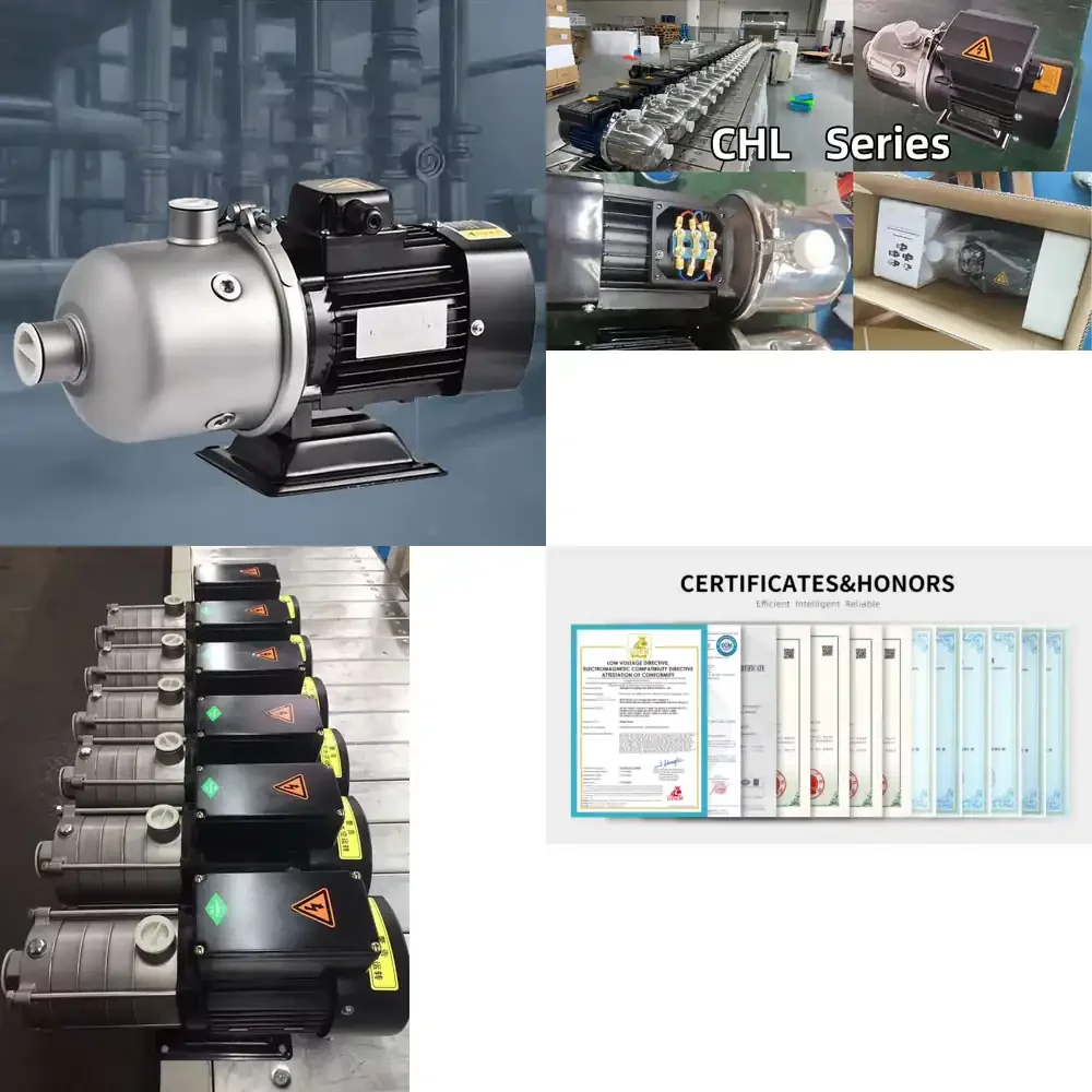 Aikon Premium 0.37kw Compact Stainless Steel Pump for HVAC Cooling Systems Public Irrigation