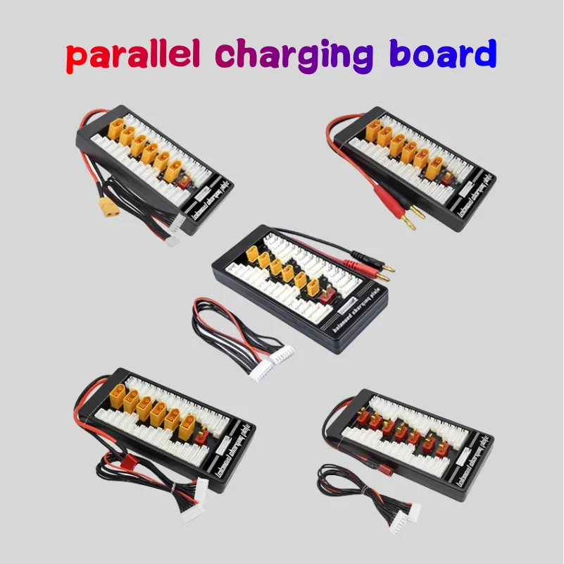 2-8S Lipo Parallel Charging Board XT60  XT90 T-Plug EC3 EC5 for IMAX B6 B6AC  Balance Charger Multifunction