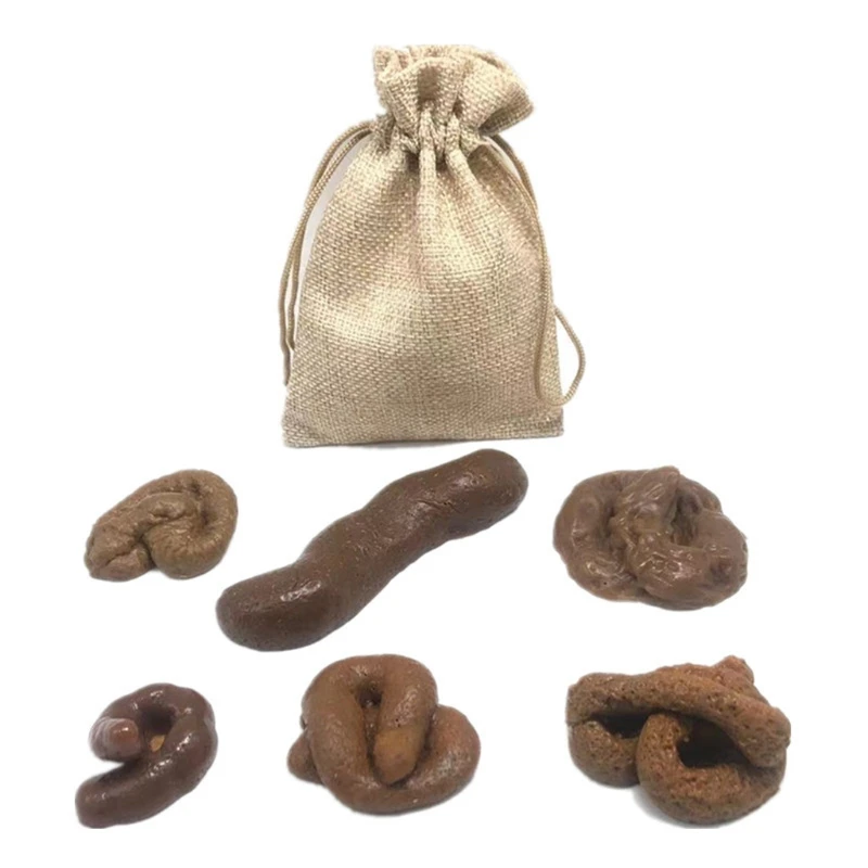 Realistic Disgusting Poop Funny Trick Supplies TPR Prank Toy Reliese Boredom