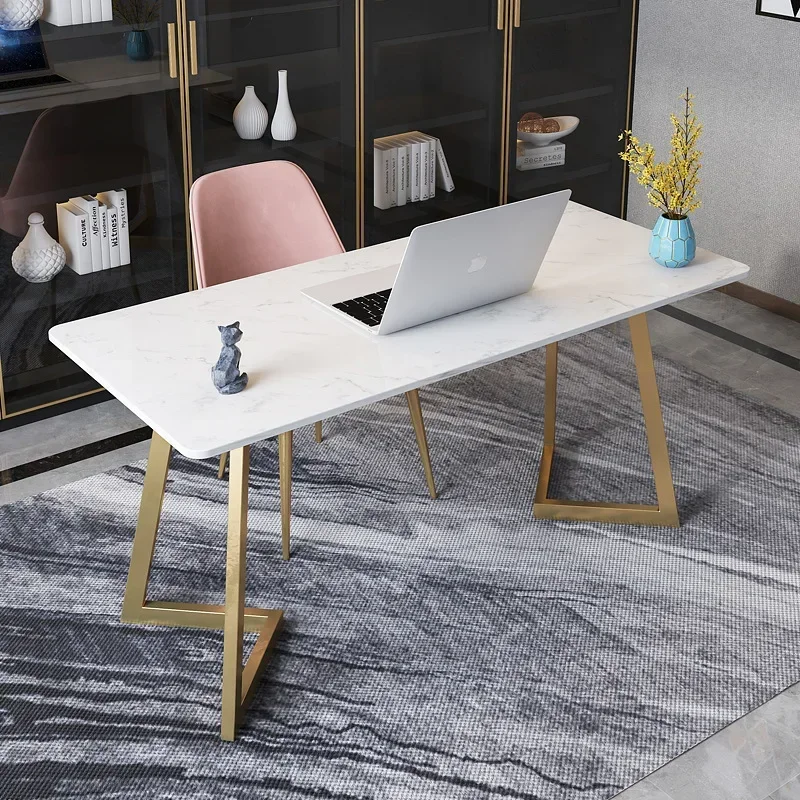 Nordic simple marble desk, modern computer desk