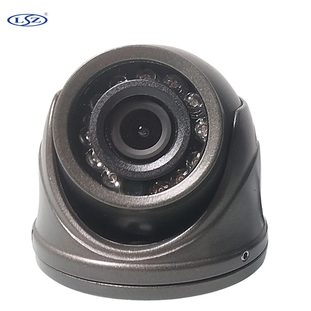 Grey conch hemisphere surveillance probe SONY 600TVL 1 inch metal housing school bus camera AHD1080P/960P/720P