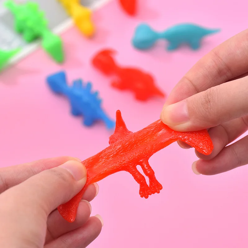 10/20/30 قطعة إصبع دارت تطلق ديناصور صغير الضغط لعبة لينة حفلة تفضل حفلة عيد ميلاد عيد الميلاد الحشو لعبة صغيرة #4