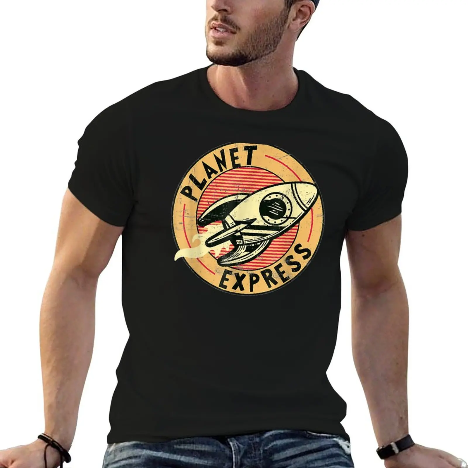 

Planets t man cotton t Vintage luxury man shirts Futuramas quality brand shirt T-Shirt high heavy Express
