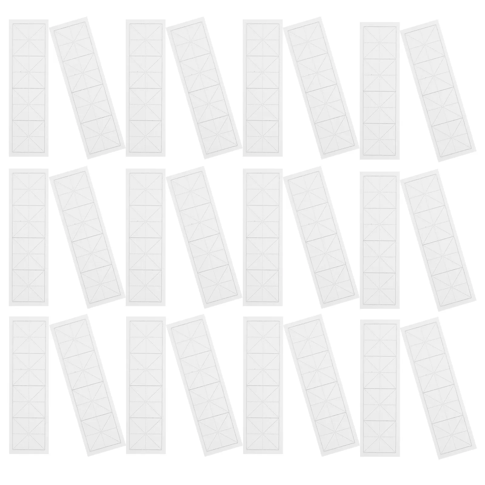 300Pcs Calligraphy Practice Paper Chinese Character Grid Rice Texture Ink Absorbent Grid Lines Brush Writing Classroom Students