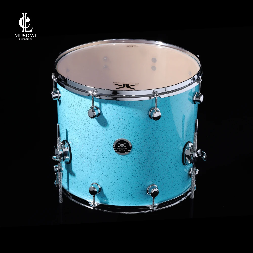 Enjoy high-quality birch adult jazz classic drum 4 Cymbal 5 light blue can be customized