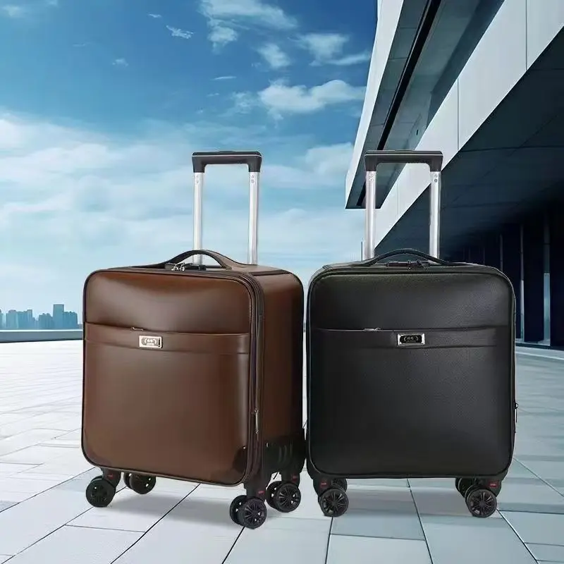 

Rolling Trolley Box Business Case Luggage Compartment Password Universal Wheel Four-wheel Travel Box Suitcase 16 18 20 Inches