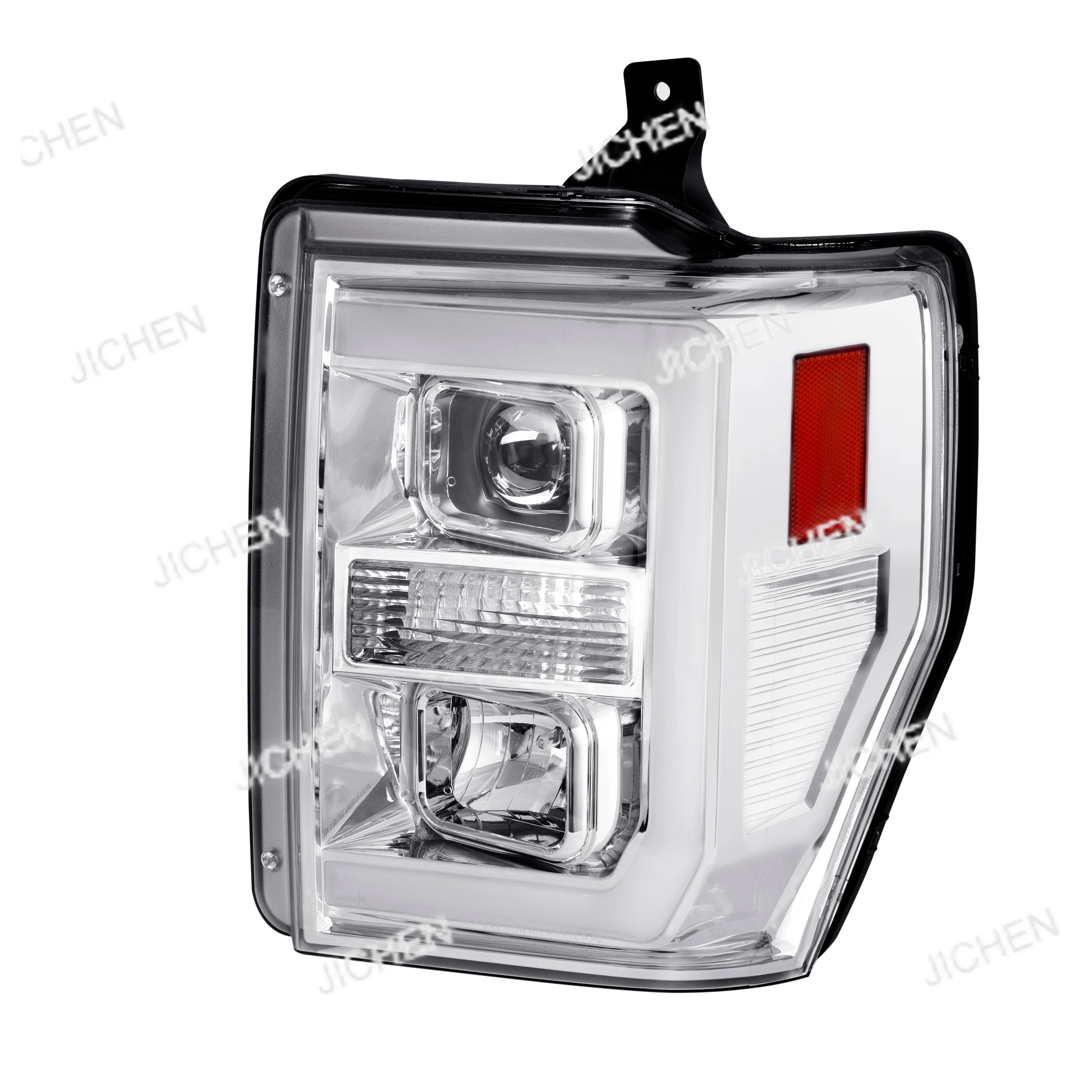 

Hot-selling Front Light LED C-Bar Projector Headlight FOR 2008-2010 Fo Rd F250 F350 F450 (Chromed /Clear)