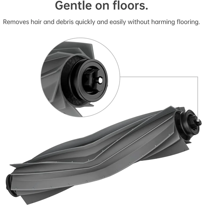 

A99G-For Dreame D10 Plus Gen 2 RLD32GD Essential Vacuum Service Kit: Rubber Brush, Side Brush, Hepa Filter, Mop Cloth, Dust Bag