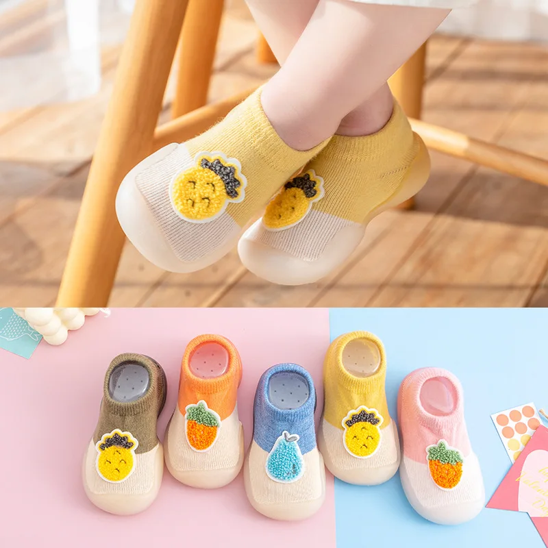 

Baby Toddler Shoes Baby Soft Bottom Spring Models Small Children Indoor Breathable Not Fall Floor Socks Single Shoes