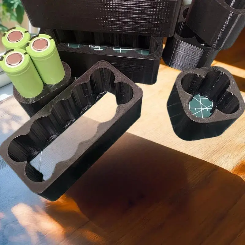 1/4개 18650 배터리 스폿 용접 지그 - 리튬 배터리 팩 조립용 정밀 정렬 장치, CNC 가공