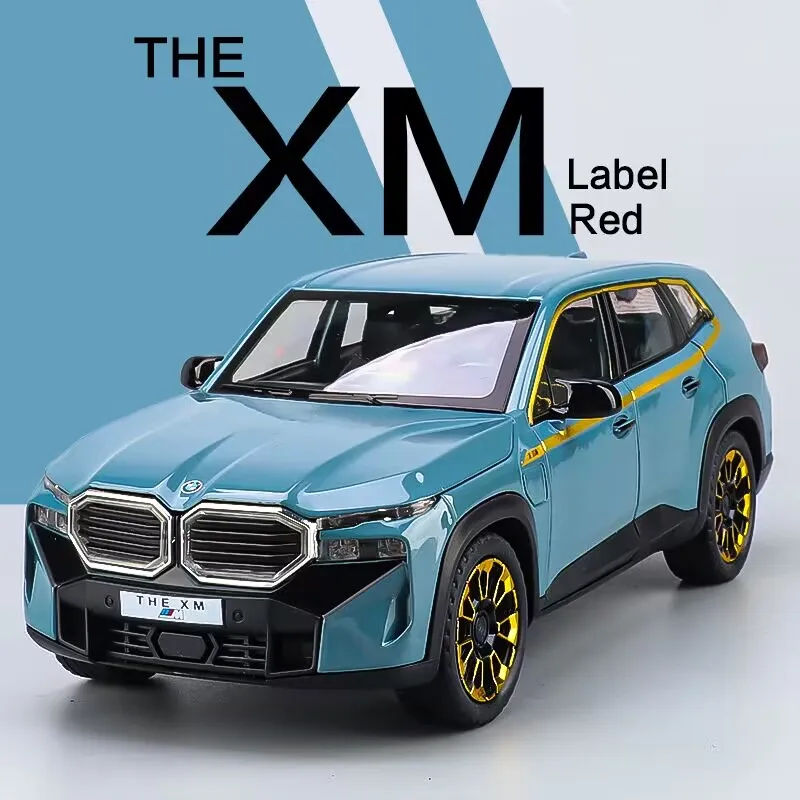 1:24 De XM SUV Hoge Simulatie Diecast Geluid en Licht Auto Metaallegering Model Auto Kinderspeelgoed Collectie