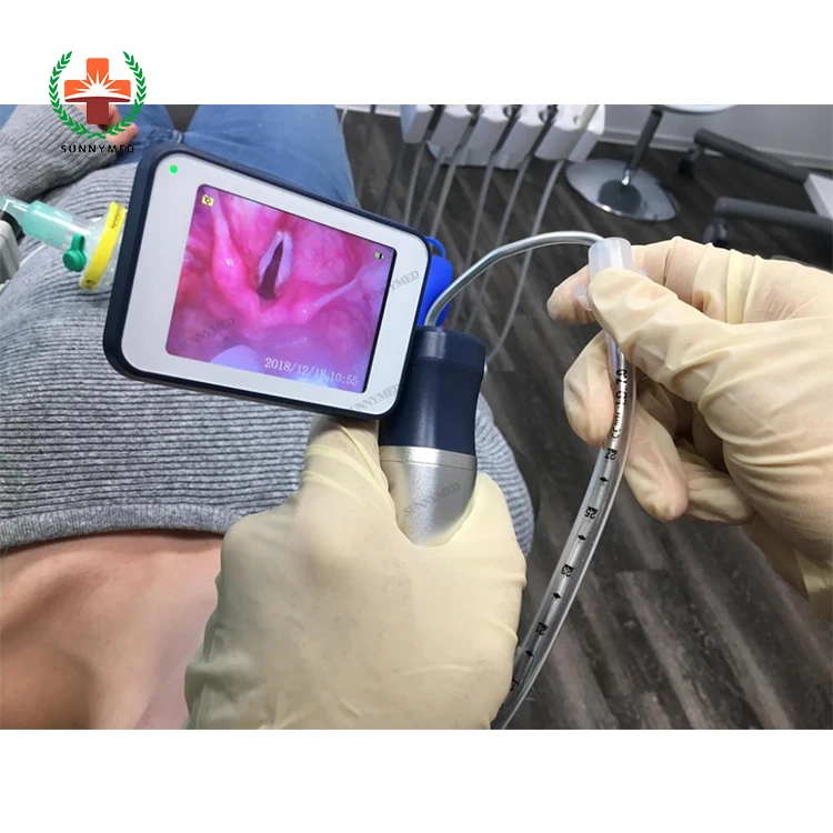 

2022 new SY-P020N 3.2 inch color TFT LCD screen Video Laryngoscope with 6 Stainless Steel Blades Optional