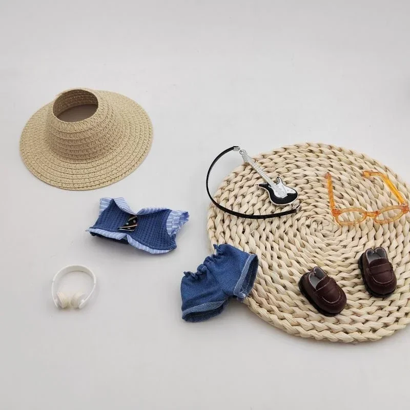 สําหรับ 17 ซม.Labubu ตุ๊กตาชุดการออกแบบสร้างสรรค์เสื้อผ้า Handmade High-end MINI อินเทรนด์และแฟชั่นการจับคู่อุปกรณ์เสริมหล่อ