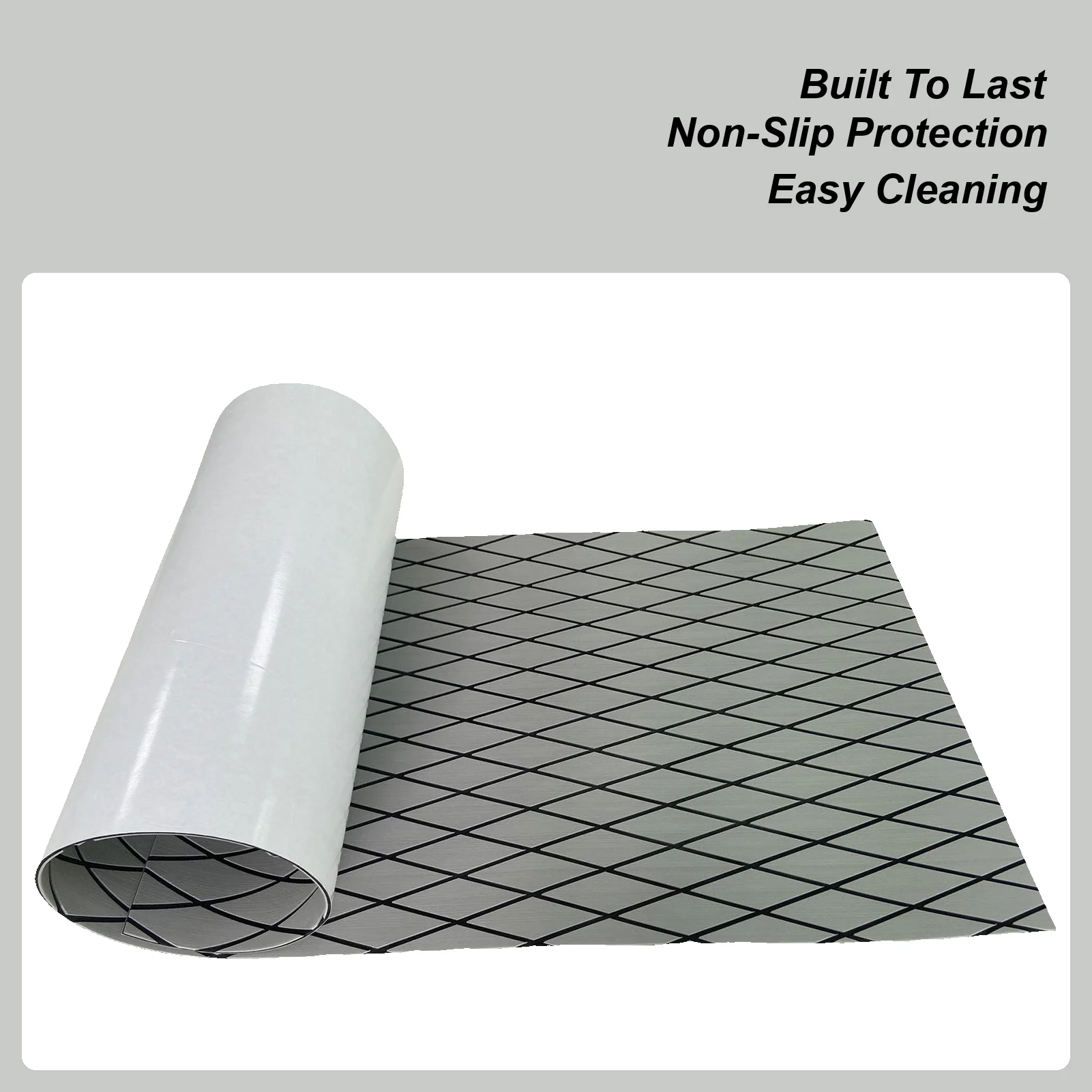 

Boat Flooring Adhesive Backing Marine Decking Adhesive Non Slip Mat For Boats Surfboard Rv Floor Yacht Kayak Helm Pad
