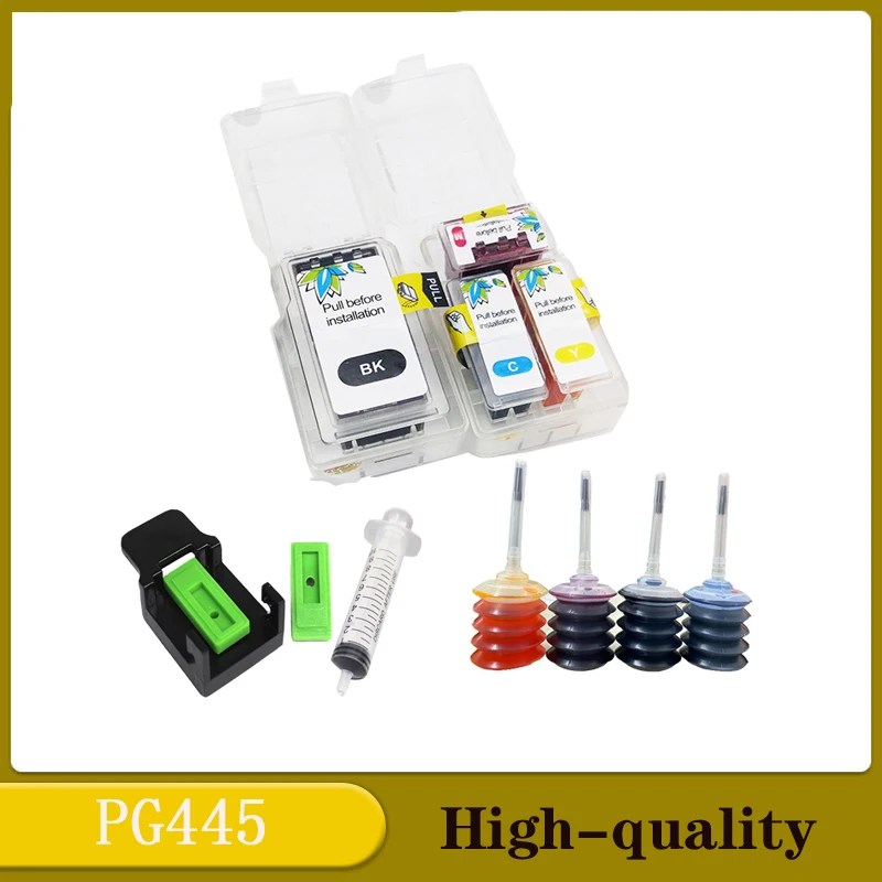 

PG445 CL446 Smart Cartridge Refill For Canon Printer 445XL 446XL Black and Color Ink Cartridge Pixma TS3140 MG2942 MG2944 MG2440