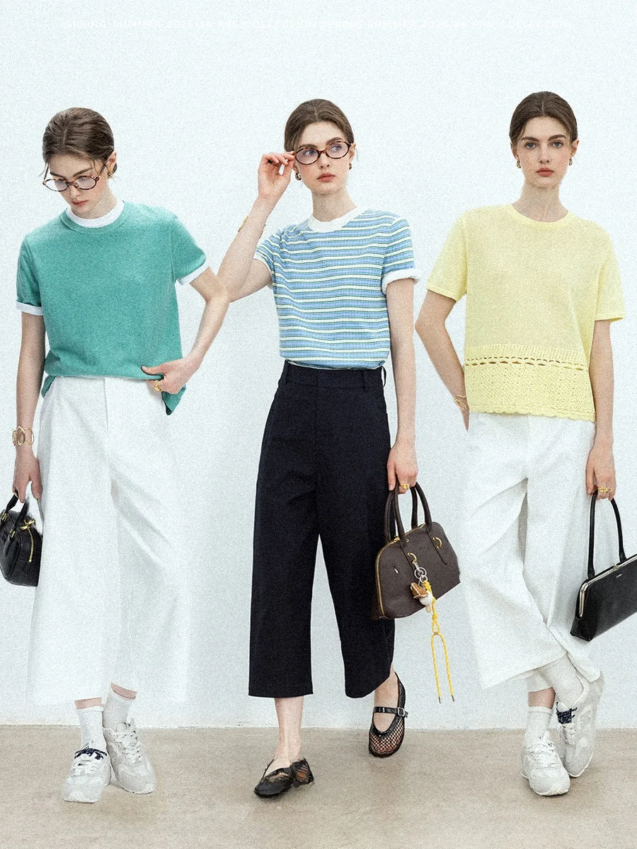 

Light Air Wa Anti-Wrinkle Cotton Linen Wide Leg Straight Pants Women's High Waist Zipper Casual Trousers Chicjuly Commute S...