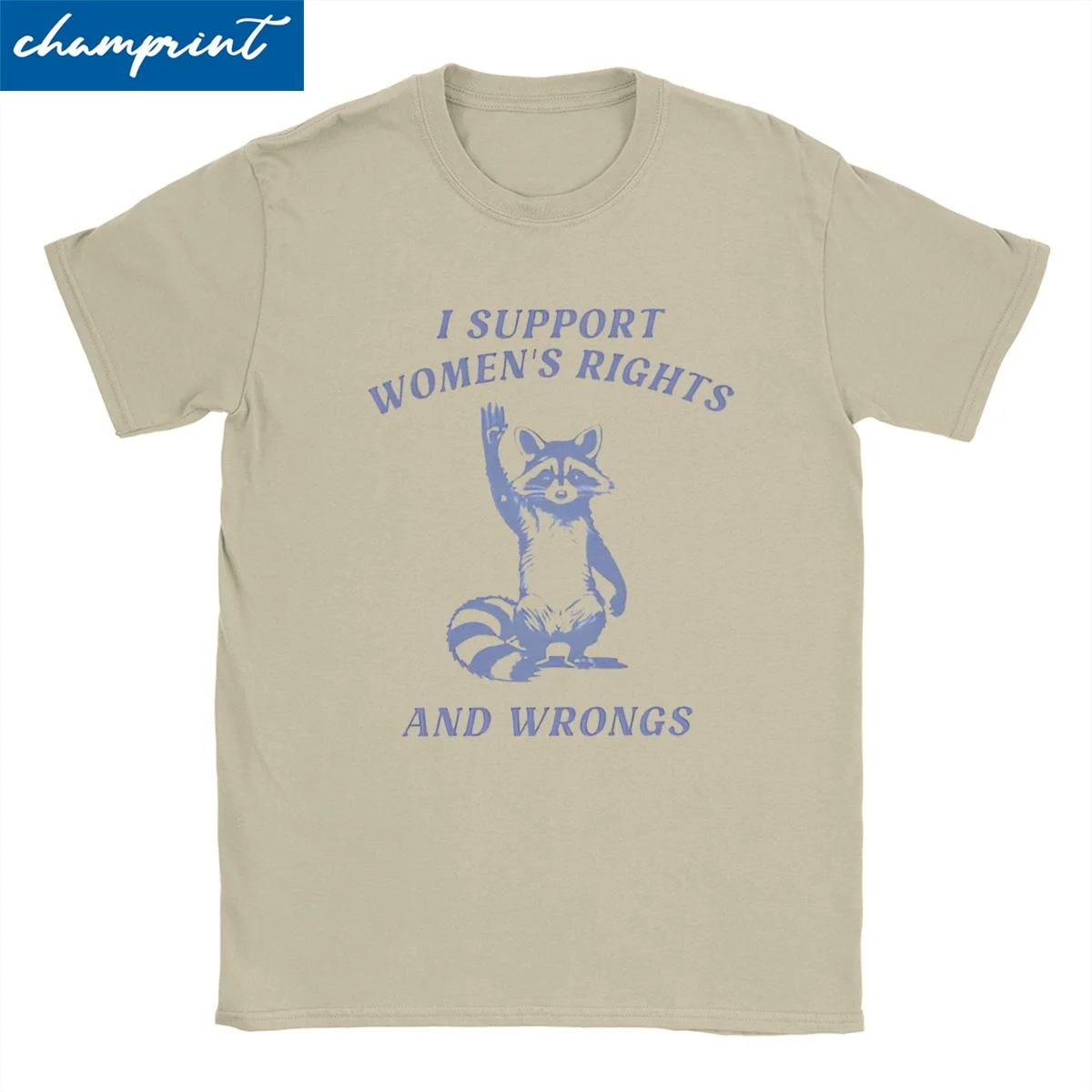 Männer Frauen Ich unterstütze Frauenrechte und falsche T-Shirt Weibliche Empowerment Reine Baumwolle Kleidung Lustiges T-Shirt Bedruckte T-Shirts