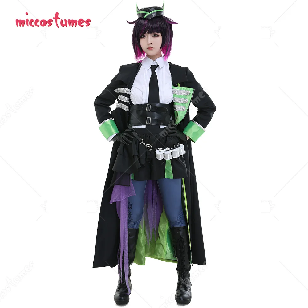 Casaco de fantasia cosplay feminino, roupa Halloween