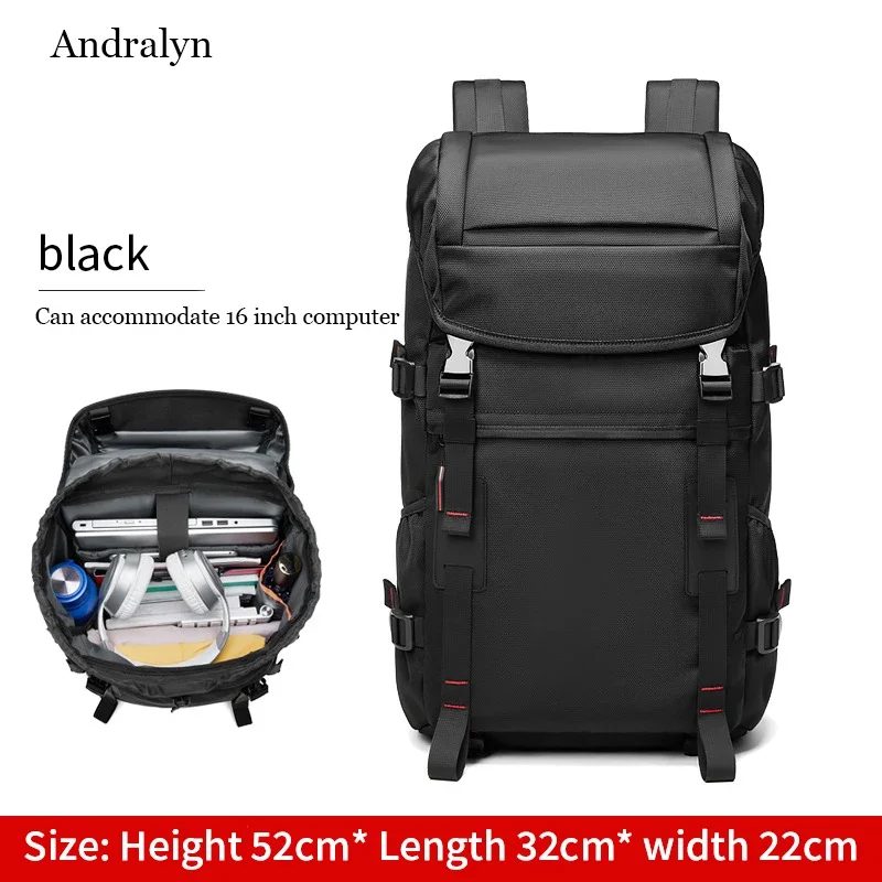 50L Large capacity Travel Backpack For Men Oversized Backpack Light-weight Outdoor Hiking Mountaineering Bag Men's Computer Bag