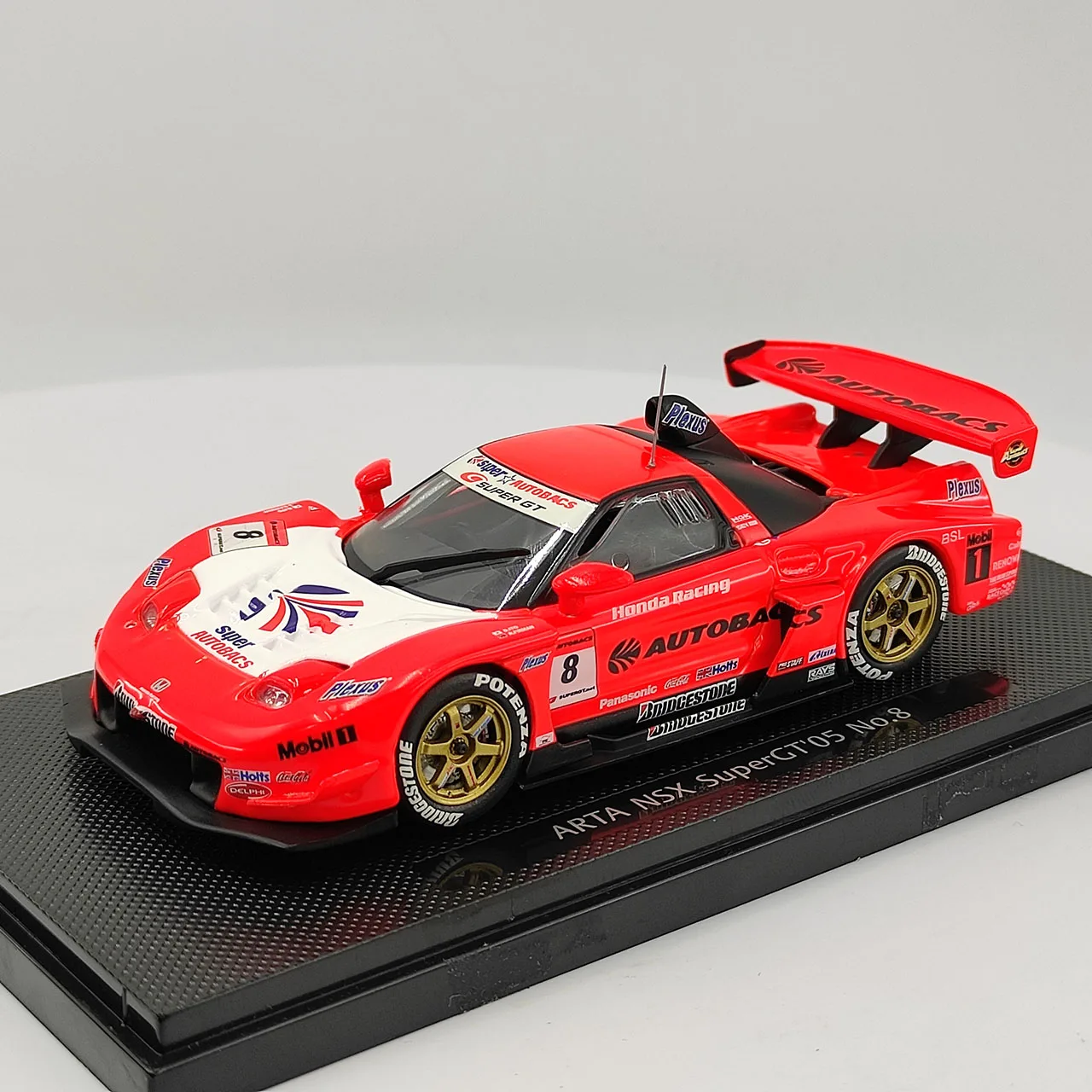 Pressofuso EBBRO Scala 1:43 SUPER GT 2005 ARTA NSX Arancione Modello di Auto In Lega Da Collezione Giocattolo Regalo Souvenir Display Ornamento