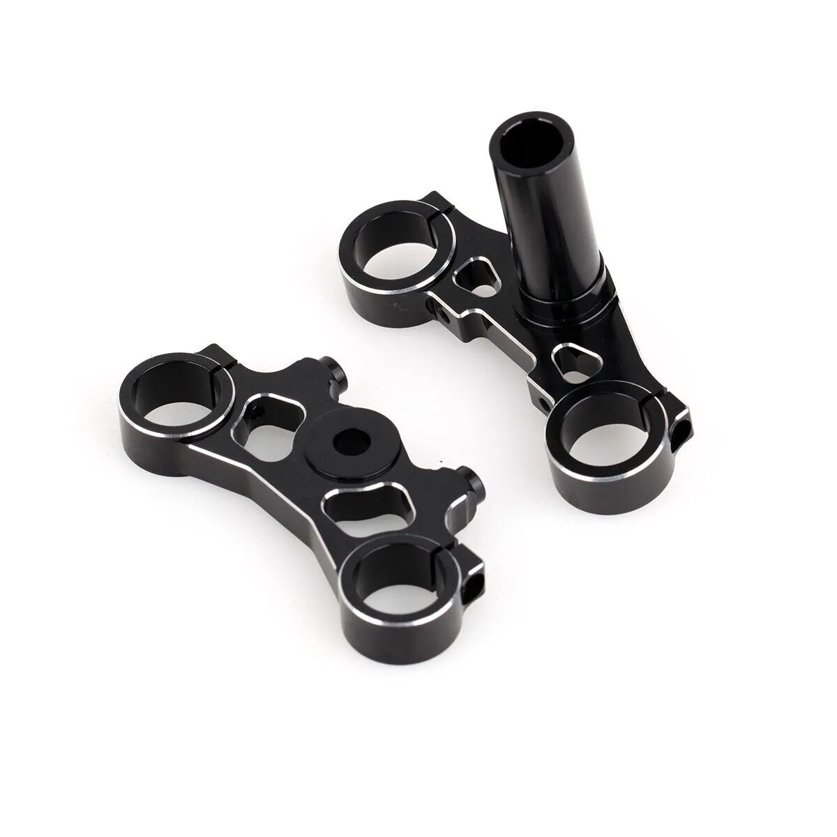 LCX Racing 1/4 RC Motorfiets Aluminium Triple Clamp Set Stuurset voor Losi Promoto-MX Upgrades Onderdelen Accessoires