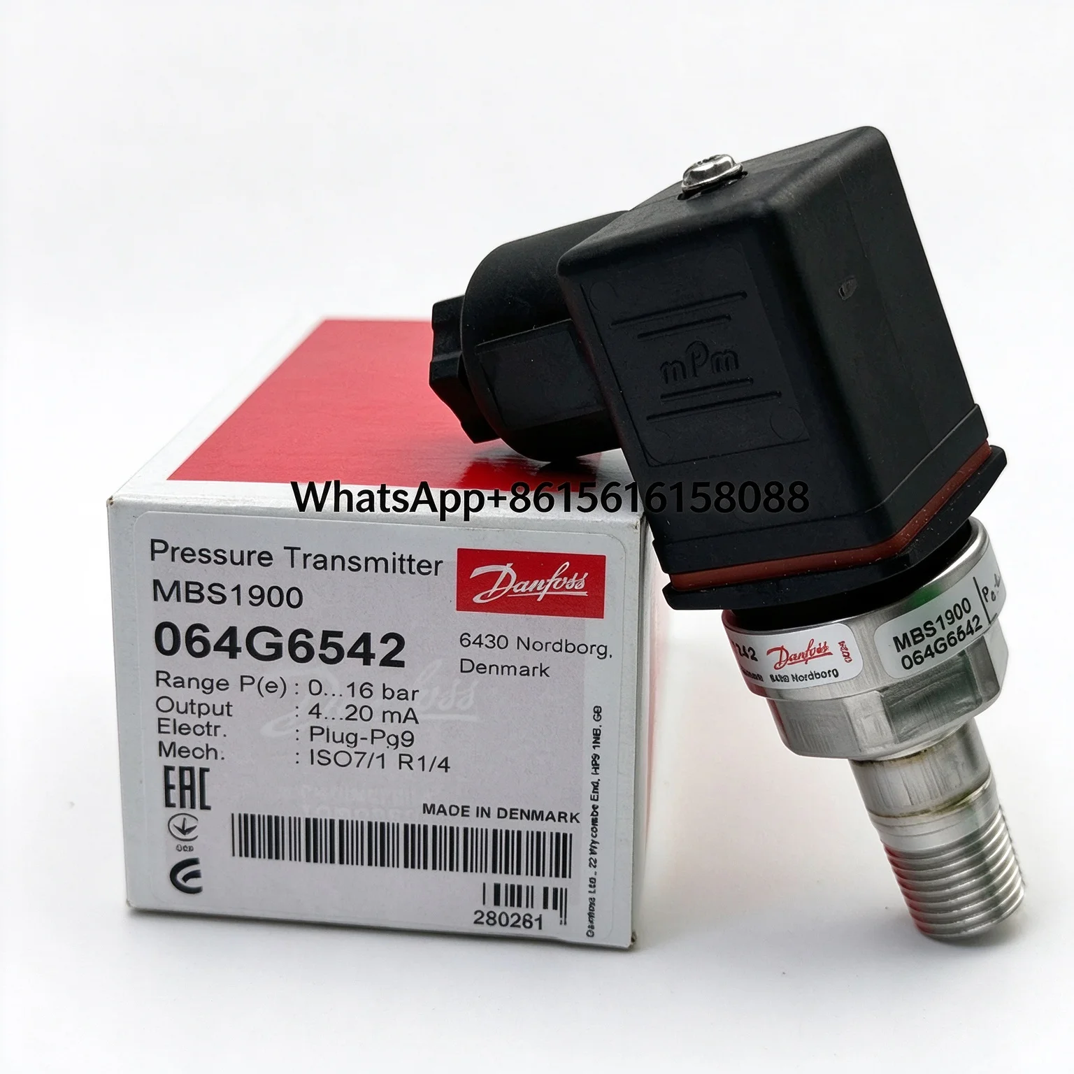 MBS1900 064G6586   064G6585  064G6523  064G6609  064G6531  064G6542   064G6592  064G6571 Danfoss Pressure Sensor