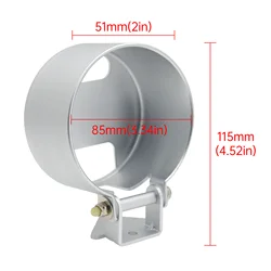 85mm/52mm Meter Cover Bracket One Hole Auto Modified Instrument Meter Universal Gauge Cup Speedometer Gauge Holder