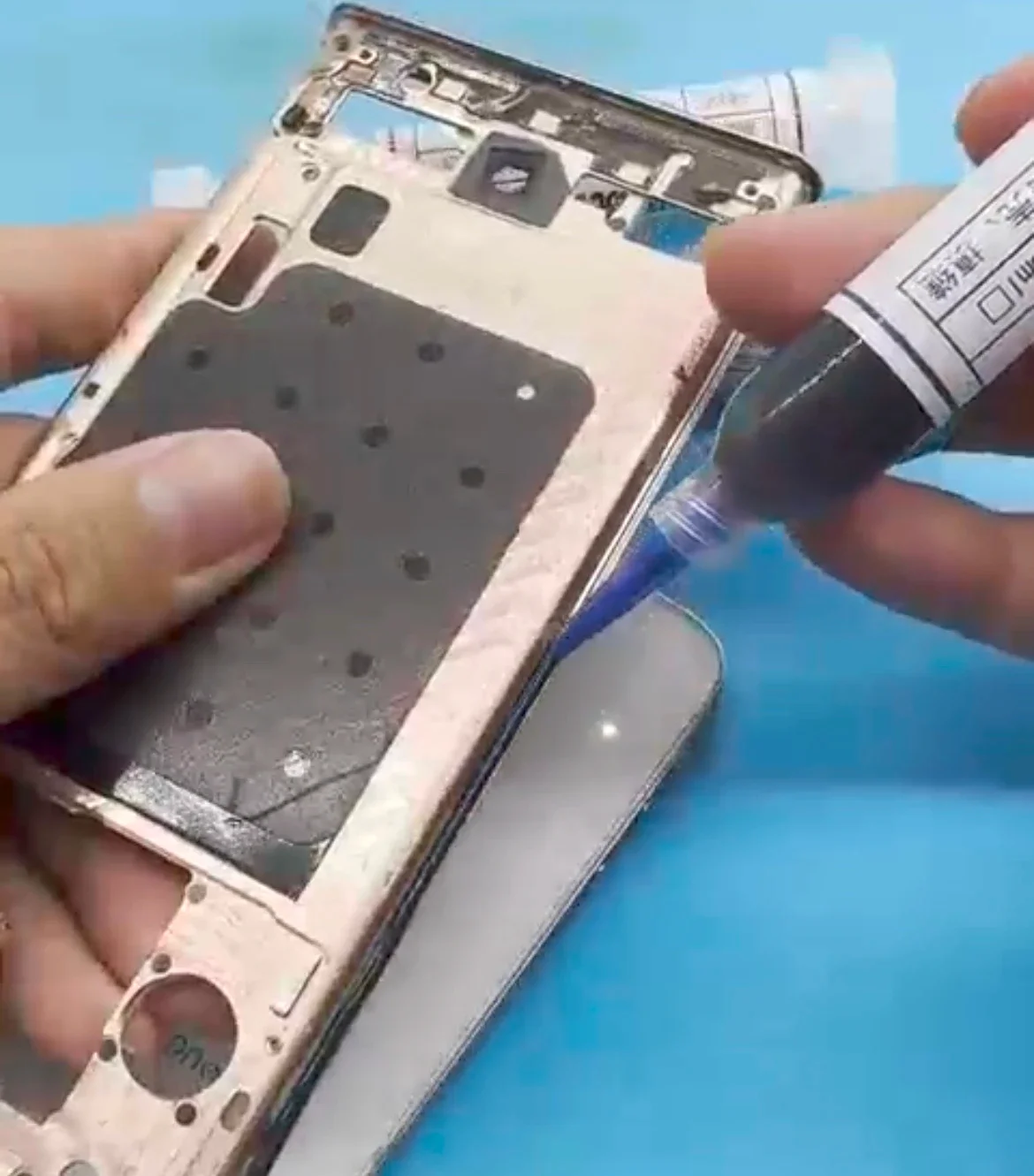 Lanrui 10ml 30ml10ml 30ml middle frame back cover glue suitable for mobile phone bracket back cover bonding Pur rework glue