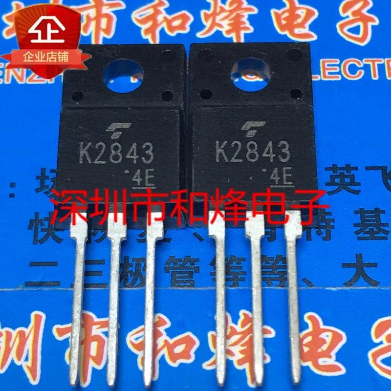 10PCS/Lot K2843 2SK2843  TO-220F MOS 600V 10A Really Stock Original Best Quality Fast Shipping 100%Test