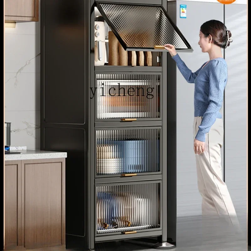 GZ-i6.3 kitchen rack microwave oven storage floor multi-layer storage multi-functional cabinet
