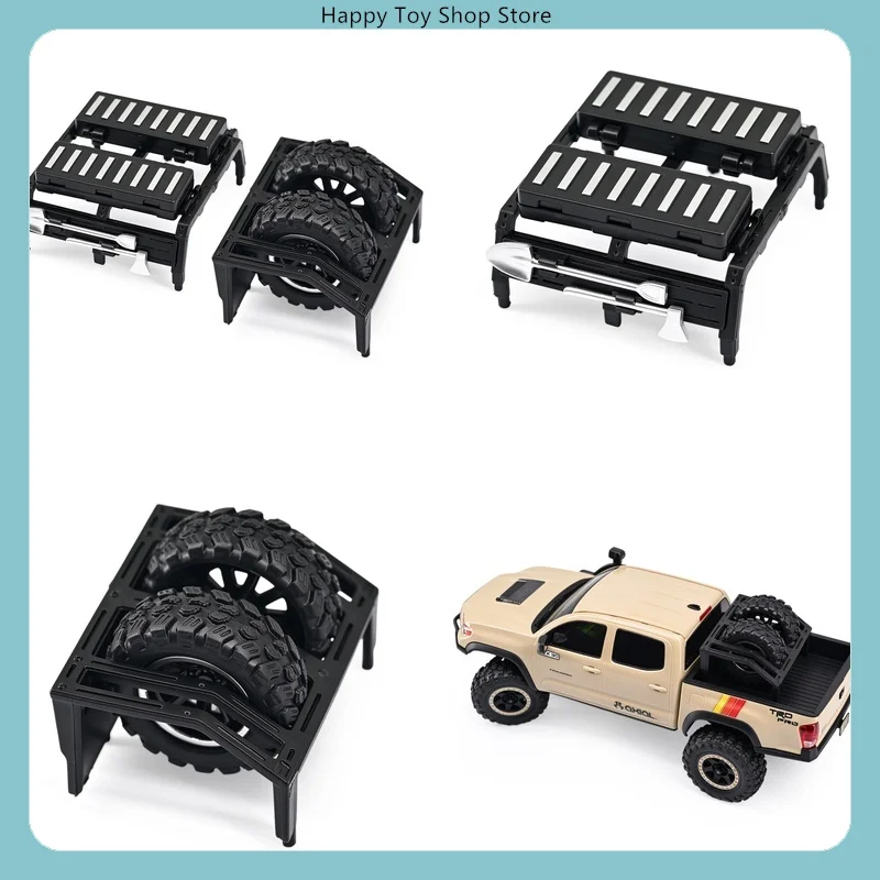 SCX30 Crawler Roof Rack Luggage Case Scale Accessories Set, Injection Molded Not 3D Printed