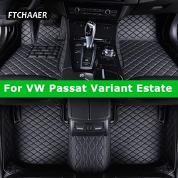 FTCHAAER Custom Car Floor Mats For VW Passat Variant Estate Alltrack 2005-2023 Auto Carpets Foot Coche Accessorie