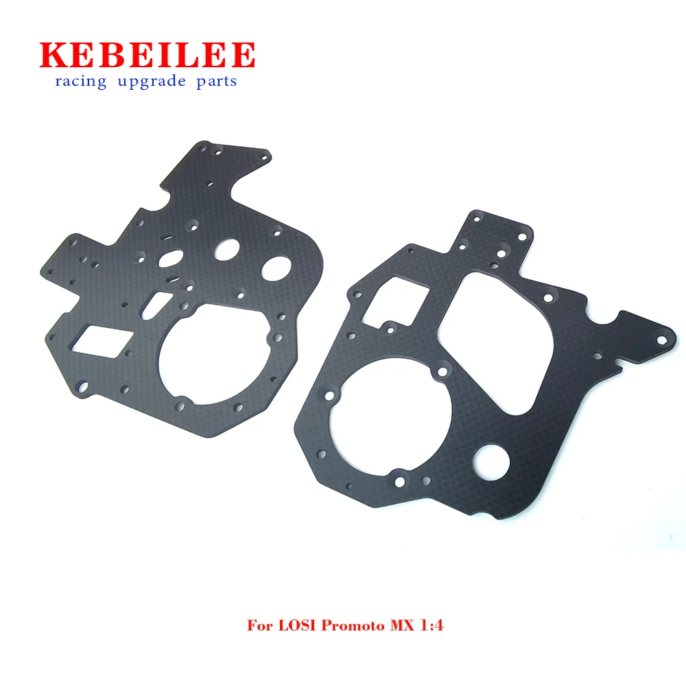 

KEBEILEE CNC Carbon Fiber Chassis Plate kit For LOSI Promoto MX 1/4 LOS261002