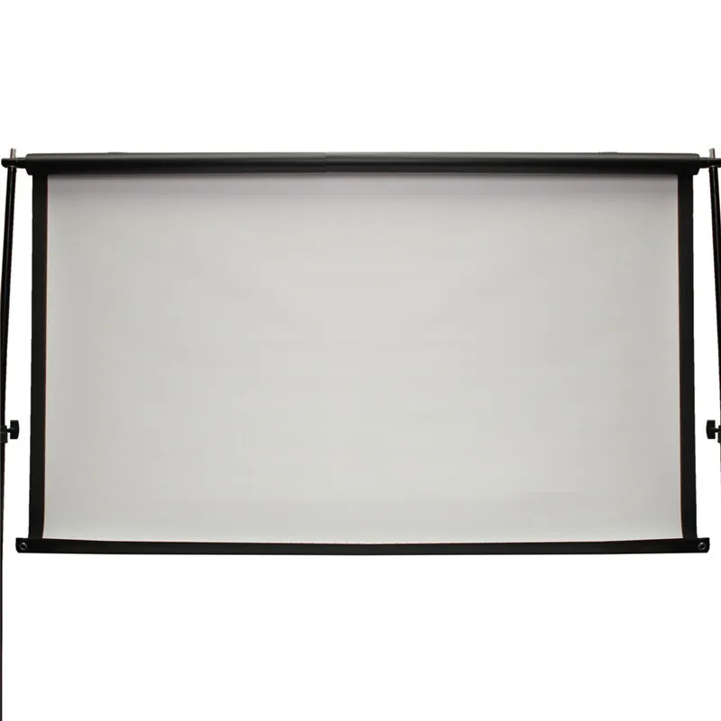 High Brightness Foldable 100 inch HD Screen Canvas 16:9 Projector Home Theatre Beamer Projection Screen Movie Projector Screen