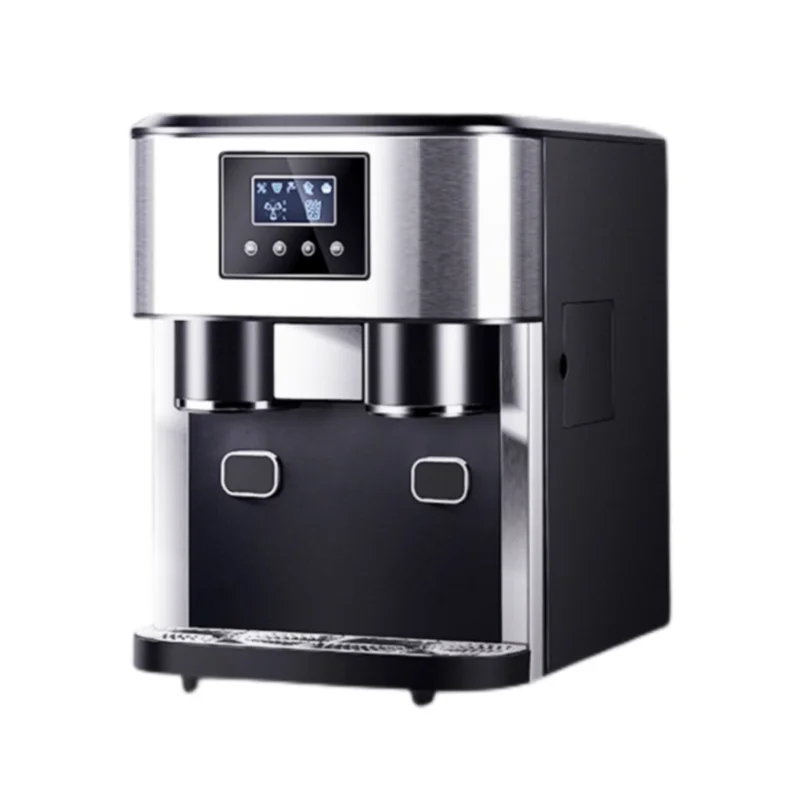 110V 220v Ice Water 16KG Dispenser Electric bullet cylindrical Ice machine Automatic Household ice making Machine Milk Tea Shop