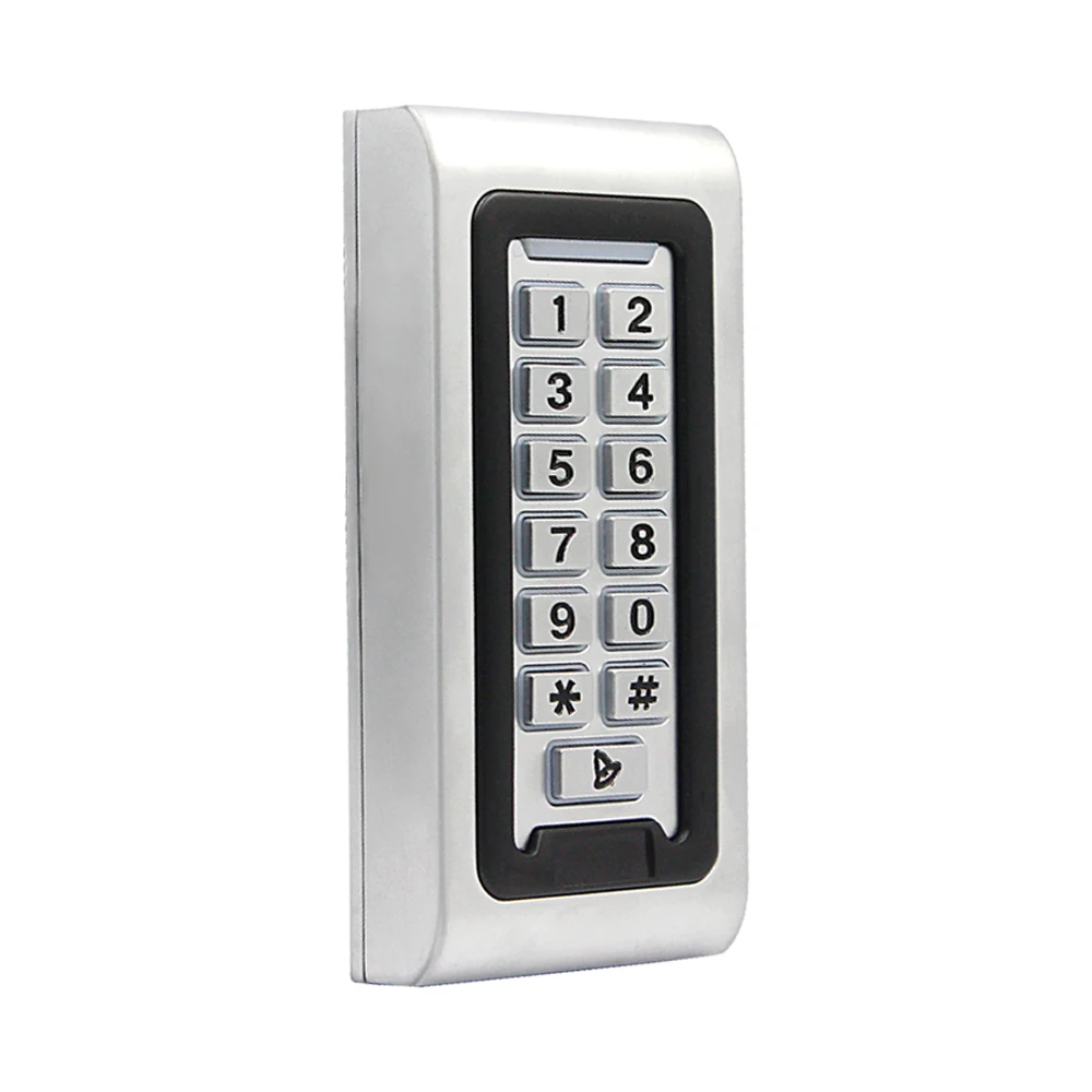 Wifi Tuya App IP68 Outdoor Waterproof RFID Door Opener Metal Case and Button Access Control Keypad Wiegand 26 and EM Key Cards