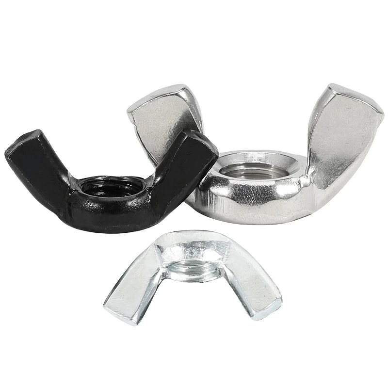 M3 M4 M5 M6 M8 M10 M12 10#-24 1/4-20 5/16-18 3/8-16 1/2-13 3/16-24 304 Stainless Steel/Carbon Steel Wing Nuts Butterfly Nut