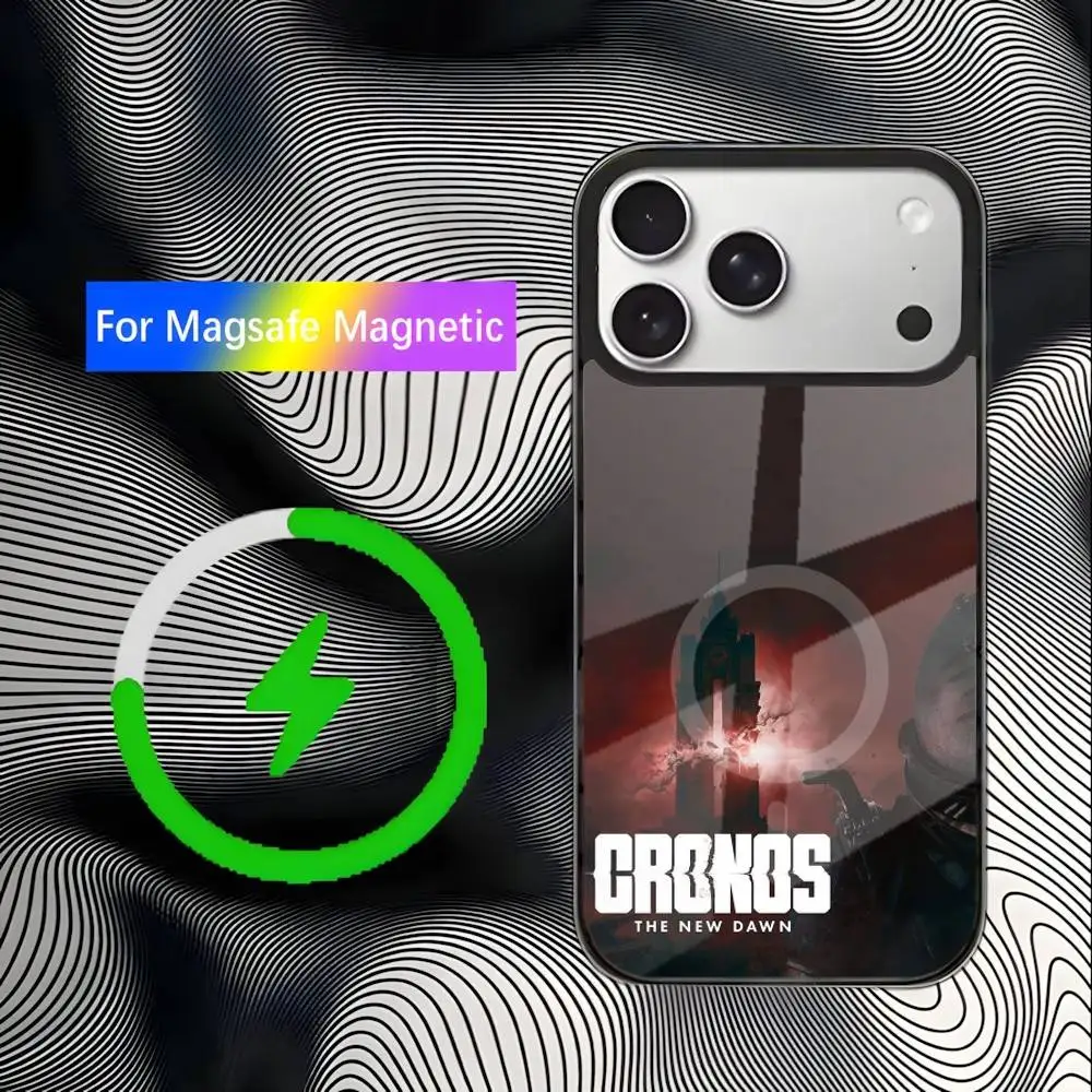 C-Cronos la nueva funda de teléfono Dawn para iPhone 17,16,15,14,13,12,11,Pro,Max,Plus,Mini,SE4,E carga inalámbrica magnética Magsafe