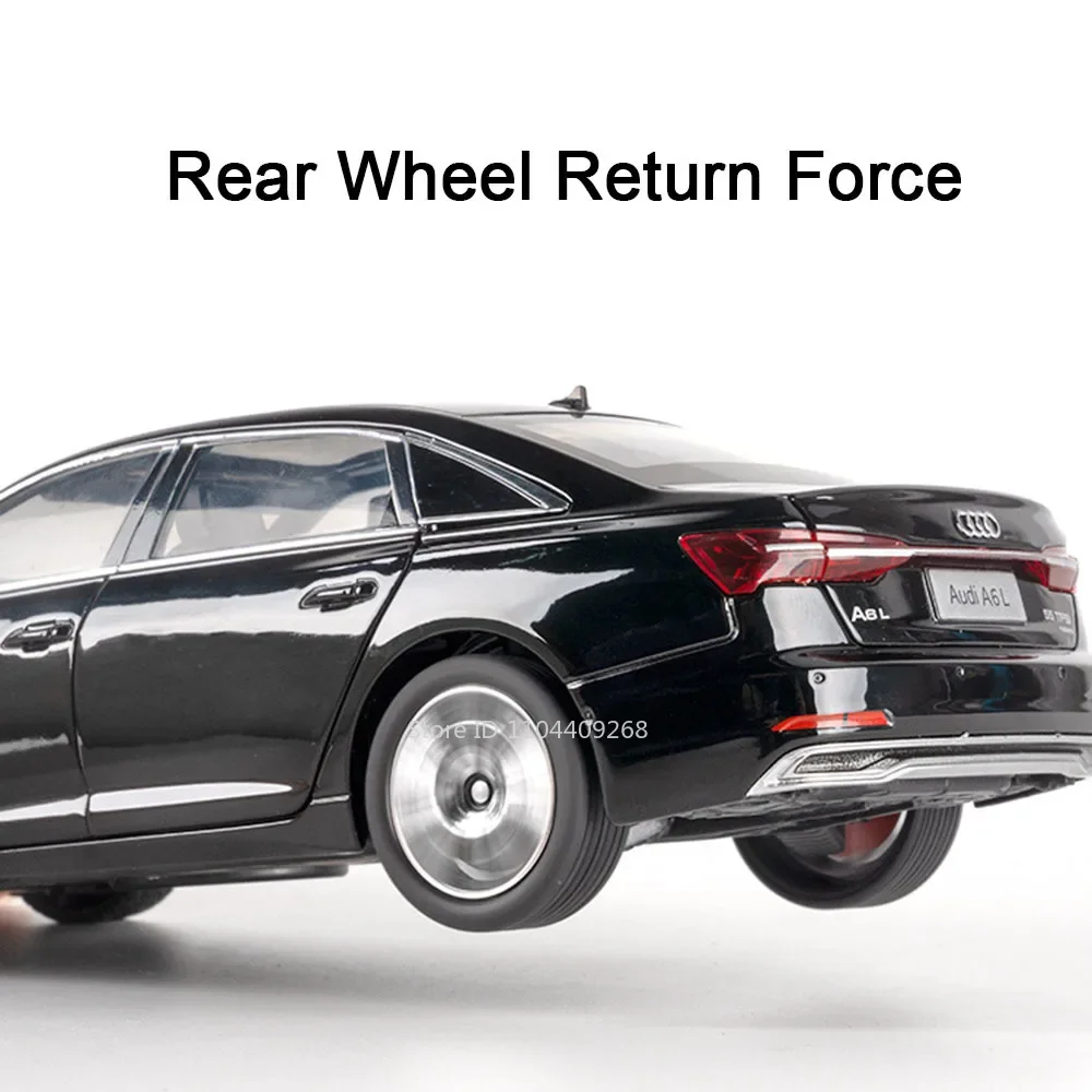 1:24スケール A6L Q5 おもちゃ スポーツカーモデル ダイキャスト合金 ドア開閉 ホイールプルバック ミニチュア車両 子供向けコレクターズアイテム