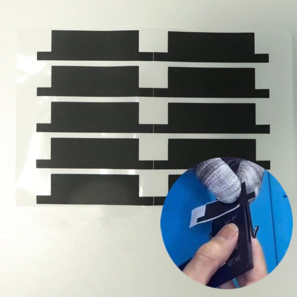 10 Stuks Batterij Flex Beschermende Tape Batterij Isolerende Isolatie Sticker Voor Iphone X -12Promax Batterij Vervang Solderen Reparatie