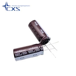 5pcs  100V 1000UF 18*35/40mm Nichicon Capacitor 1000UF100V Long Life Electrolytic Capacitor