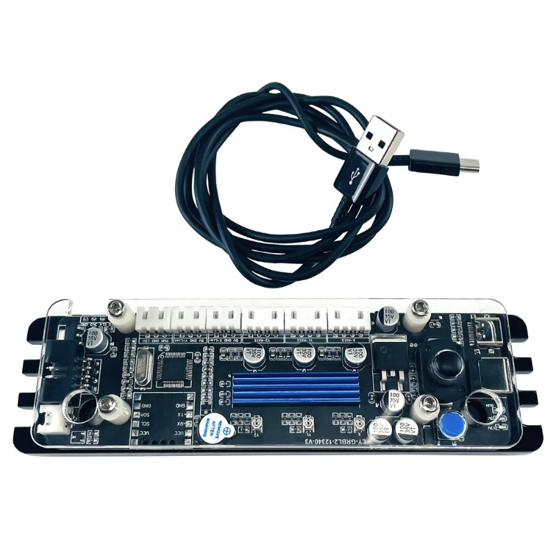 Two-axis laser engraving machine control board supports offline support limit switch control 32-bit chip