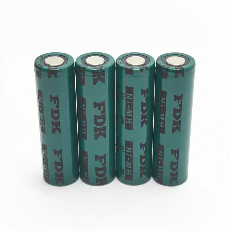 FDK Original HR-AAU 1.2V 1650mAh 14500 NI-MH rechargeable battery AA flat head battery