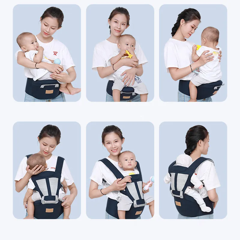 0-48 Months Ergonomic Baby Carrier Backpack With Hip Seat For Newborn Multi-function Infant Sling Wrap Waist Stool Baby Kangaroo