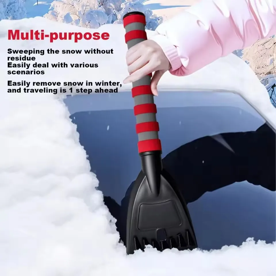 Car-mounted snow shovel, winter hot-selling snow removal ice-breaking defrosting car window snow scraper upgraded snow shovel fo