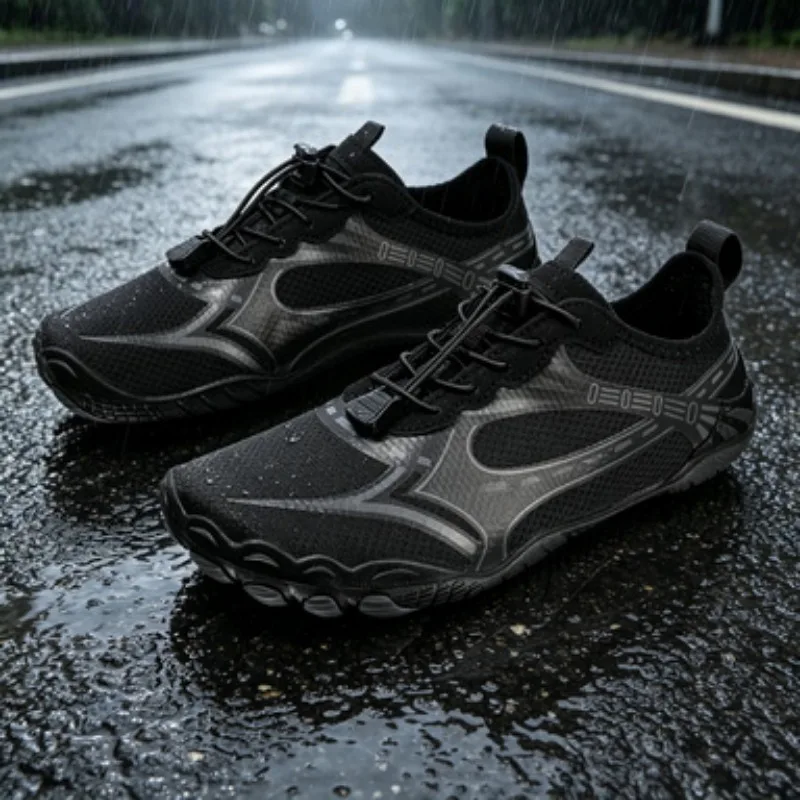 

Outdoor Unisex Quick Dry Five Finger Beach Shoes Breathable Wading Fishing Shoes Rubber Insole Casual Sports Shoes