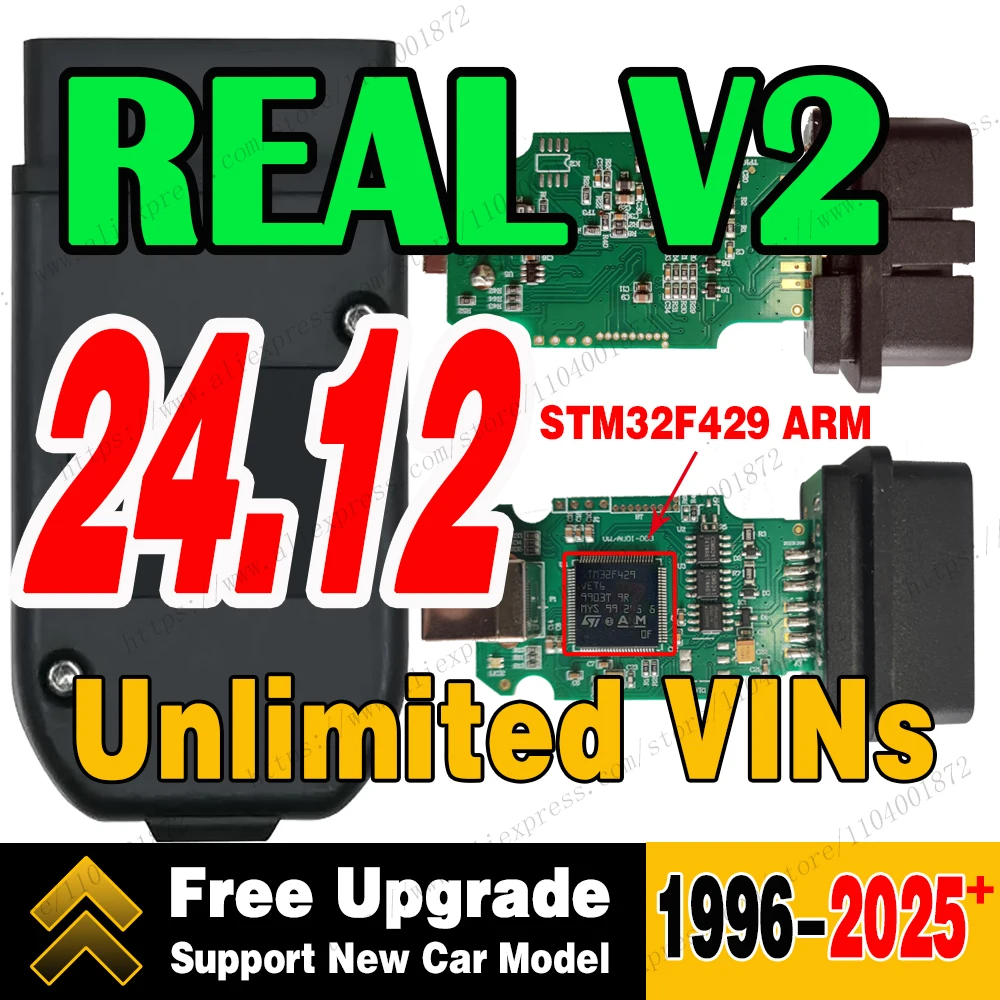 

Best 1996-2025+ Real V2 VagCom Diagnostic Tool Update Online With Unlimited VINS Vag Com HEX Usb Interface V24.7 Coding Function