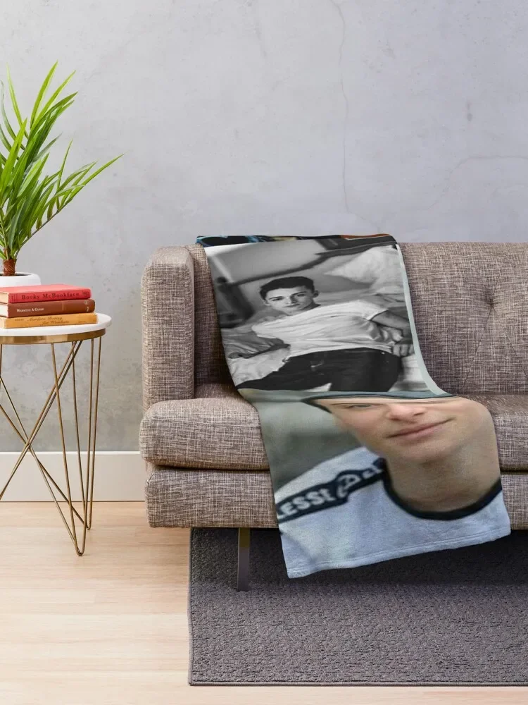 noah schnapp Throw Blanket For Decorative Sofa Sofas Blankets