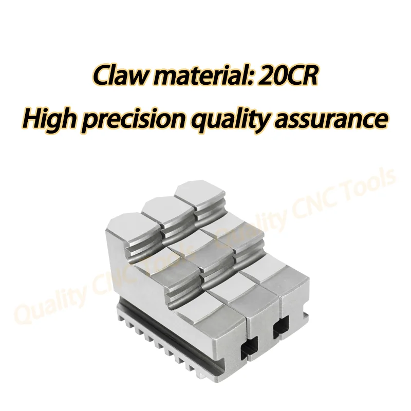 Lathe Chuck Spare Part Soft Jaws Internal Jaw And External Jaw 3 Jaw Chuck K11  SANOU Chuck Jaws For K11 80MM 100MM 125MM 160MM