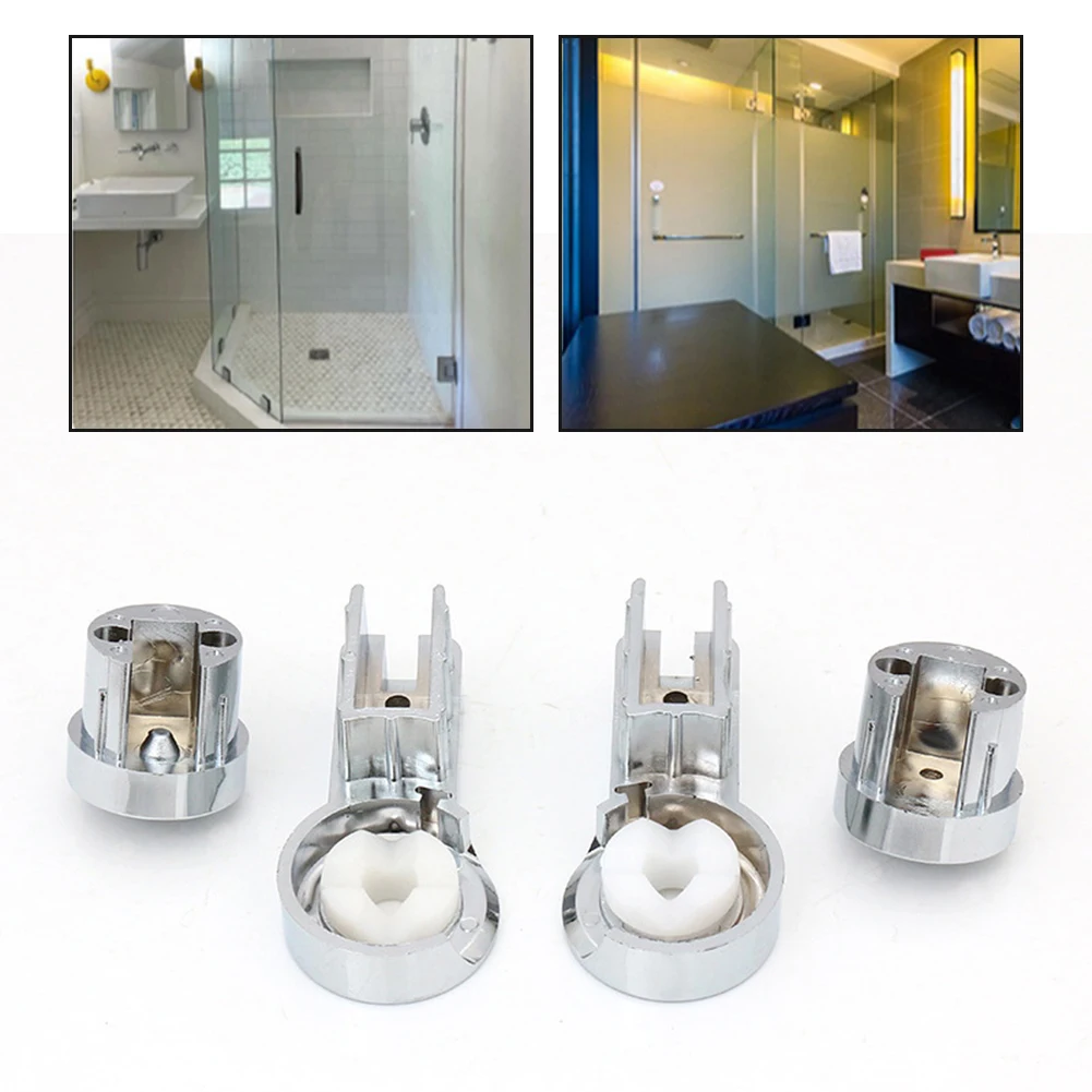 

ABS Shower Holder Bath Hinge Brackets Precise Slope Dimensions ABS Chrome Plating Hinges Shower Chrome Hinges For Shower Doors